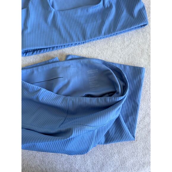 Girlfriend Collective RIB Bra Top, Shorts and Leggings Set Size Small - Picture 6 of 7
